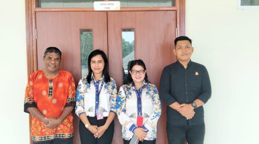 Melakukan Pendampingan Korban Bersama Kasipidum Kejaksaan Negeri Dobo